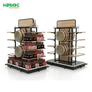 Gondole de présentation créative Highbright avec étagères multi-niveaux pour les zones de vin et de promotion - Product Image 1