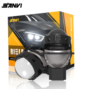 Upgrade A11 Pro 3.0 Inch Bi-<b>led</b> <b>Projector</b> Lens 6000K 64W Car Headlamp <b>LED</b> Headlights for Better Overhead <b>Projector</b> Lens - Product Image 1