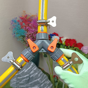 <strong>Three</strong>-<strong>Way</strong> Water Divider Four-<strong>Way</strong> Hose Connector Independent Switch Controls Flow Adjustable Garden Water <strong>Pipe</strong> <strong>Connection</strong> - Product Image 4