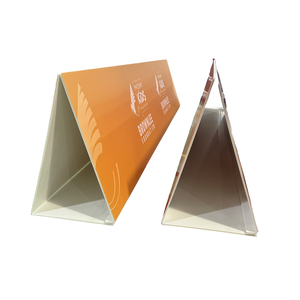 Panneau d'événement Toblerone autoportant personnalisé imprimé PVC Triangle panneau d'affichage Table réservoir signe pour cour et pelouse Triangle signes - Product Image 5