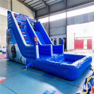 Toboggan aquatique gonflable Ice Snow World de 16x16m, parc aquatique familial, jouets gonflables personnalisés - Product Image 1