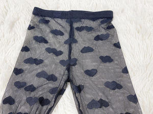 Collants en résille à motif cœur blanc et noir pour la Saint-Valentin, collants pour filles, enfants, bébés, collants transparents à motif cœur pour tout-petits, 6M-6Y - Product Image 6
