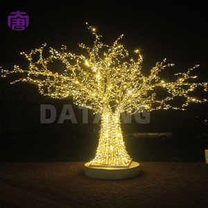 Arbre en cristal décoratif avec éclairage LED pour allée de jardin et aménagement paysager extérieur, éclairage de festival - Product Image 4