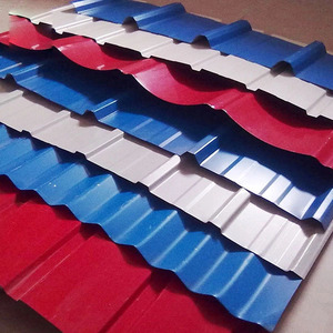 Prix discount d'usine matériaux de toiture de haute qualité 2mm plaques d'acier galvanisées pré-peintes tôle de toiture en acier ondulé - Product Image 3