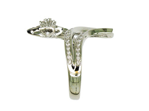 Anillo de Oro Sólido de 18K con Diseño de Estrella Cometa, Completamente Adornado con Diamantes, Diseño Abierto Elegante para Mujer, Joyería Fina - Product Image 5