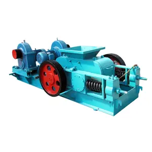 Mineral stone roll crusher double tooth roller crusher manufacturer