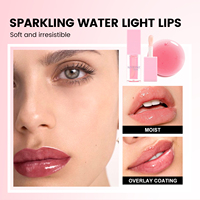 Huile à lèvres hydratante minérale végétale naturelle OEM/ODM, gloss repulpant pour les lèvres en marque privée, vente en gros, grand pinceau