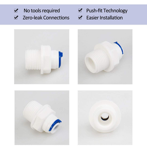 Raccords de tuyauterie en plastique POM de qualité alimentaire, connecteurs rapides, pièces de purificateur d'eau, vanne à bille pour système d'eau RO - Product Image 4
