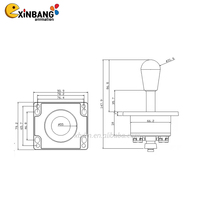 Ahududu Pi için USB denetleyici DIY kiti PC360 PS/3 buhar Android sıfır gecikme kurulu Arcade oyunu için Sanwa Joystick düğmesi sikke