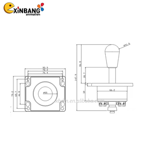 Hot Bán 4/8 Way Tây Ban Nha Phong Cách Trò Chơi Joystick Với <span class=keywords><strong>Microswitch</strong></span> Cho Máy Chơi <span class=keywords><strong>Game</strong></span> - Product Image 6