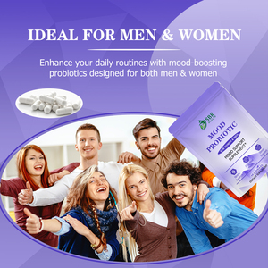 Cápsulas Probióticas para el Apoyo al Estado de Ánimo y el Estrés, Lactobacillus Helveticus, para Hombres y Mujeres, Bienestar Mental Diario, Cápsulas Probióticas Digestivas - Product Image 6