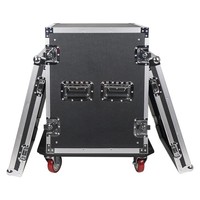 En stock, boîtier rack 14U en aluminium et contreplaqué, flight case DJ, profondeur 21 pouces avec roulettes, flight cases ATA, support OEM