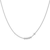 Collar de Acero Inoxidable con Código Morse Personalizado, Regalo para el Día de la Madre con Certificación CE