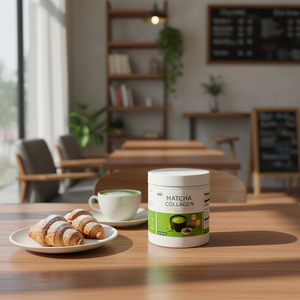 Nueva Bebida de Belleza en Polvo de Colágeno y <span class=keywords><strong>Matcha</strong></span> Orgánico Marino <span class=keywords><strong>con</strong></span> Glutatión, 90g en Botella - Product Image 5