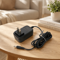 Adaptor Daya AC DC 36W Bersertifikasi FCC CE RoHS untuk Peralatan Rumah Tangga dengan Output Stabil