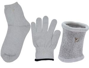 Calcetines de Masaje con Banda de Muñeca para Reflexología y Acupresión, Conductivos para Terapia con Electrodos de Fibra de Plata - Product Image 5