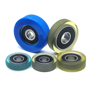 Kapı temiz oda hassas PU kaplı rulmanlar için PU62630-10 temiz oda uyumlu poliüretan silindirler 6x30x10mm tekerlekler kasnak - Product Image 1