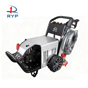 Idropulitrice Elettrica RYP 1800W in Acciaio Inox, Pulitore Stradale a Spinta Manuale, Getto d'Acqua ad Alta Pressione per Lavaggio Auto - Product Image 1