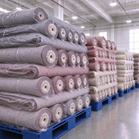 Tissu satiné tissé de poids moyen, motif brossé, anti-boulochage, résistant à l'abrasion, 100 % polyester, pour articles textiles de maison – Vente chaude usine