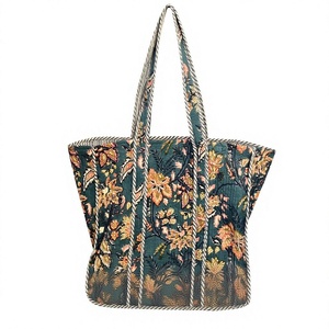 **Título (50 palabras):** Bolso Tote con Estampado Floral Elegante – Bolso de Hombro Elegante, Espacioso y Versátil para Uso Diario con Diseño Botánico - Product Image 1