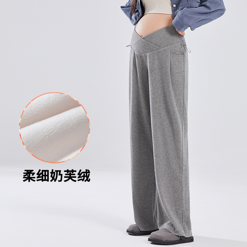 Medium gray (low waist with fleece lining and drawstring)