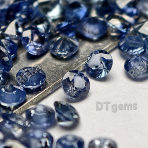 Màu xám xanh tự nhiên Sapphire từ Sri Lanka kích thước nhỏ đá quý - Product Image 3