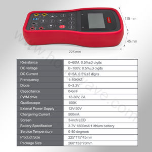 Osciloscopio de Doble Canal HW-MMO6 Probador de EGR y Acelerador Medidor de Presión de Émbolo Multímetro para Reparación de Automóviles - Product Image 2