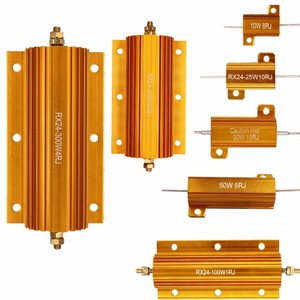 Rx24 Vàng Trường hợp 1 <span class=keywords><strong>ohm</strong></span> <span class=keywords><strong>10</strong></span> <span class=keywords><strong>Watt</strong></span> 30W 50Watt vỏ nhôm điện trở - Product Image 3