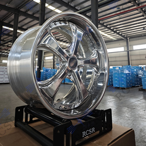 Ruedas de Aleación RSCR 2P 3P Personalizadas con Borde Profundo 5x114.3 5x120 5x130 Cromadas y Pulimentadas para Mercedes C8 <span class=keywords><strong>Ferrari</strong></span>, de 18-26 Pulgadas para Autos de Lujo - Product Image 4