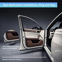 Projecteur de logo LED pour portière de voiture, série Ghost Shadow, lampe de bienvenue étanche, laser de projection pour BMW, décoration automobile