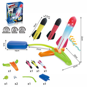 Cohetes de Juguete Duel Rocket con 6 Cabezales de Cohete para Niños, Cohetes de Presión de Aire para Jugar a las Guerras Espaciales - Product Image 3