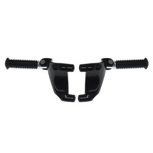 Kit de montage de repose-pieds pour passager arrière de moto, noir, pour Harley <span class=keywords><strong>Sportster</strong></span> XL <span class=keywords><strong>1200</strong></span> 883 Forty Eight 2004-<span class=keywords><strong>2013</strong></span> - Product Image 1