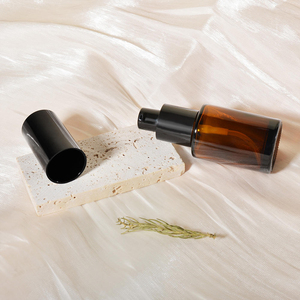 Wholesale 60ml 100ml 120ml <b>Flat</b> Shoulder Frosted <b>White</b> Cylinder Glass Spray Bottle with <b>White</b> Plastic Pump <b>Cap</b> - Product Image 5