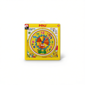MNJ Whiteboard Drawing Toy With Clock Design For Kids Learning 27002 - Product Image 1