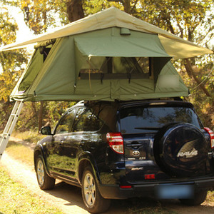 Tienda de lona para techo individual con ala de zorro, toldo para techo de coche, extensión de tienda - Product Image 2