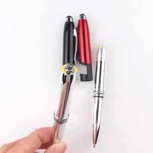 New Creative Multi-function 4 in 1 Phone Holder Light Pen With <b>Led</b> <b>Flashlight</b> Touch Screen Custom Logo Printing Ball Point - Product Image 4