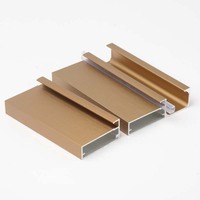 Armoire de cuisine profil G, vitrine en aluminium avec porte en verre, porte en verre trempé pour placard