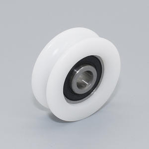 Manufacturer-Supplied 6*30*10mm Deep Groove Ball Bearings Plastic-Coated POM Plastic <b>Guide</b> Rails <b>Rope</b> Pulleys U-Shaped Conveyors - Product Image 1
