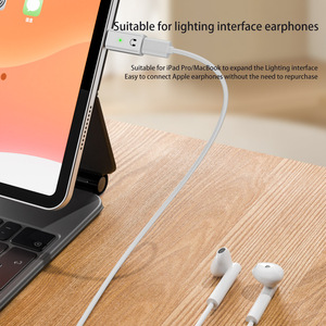 8 broches femelle vers USB Type C mâle adaptateur téléphone ordinateur portable type-c Interface connecteur pour <span class=keywords><strong>Apple</strong></span> 8 broches casque câble <span class=keywords><strong>convertisseur</strong></span> HIFI - Product Image 4