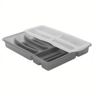 Plateau à couverts Rotho Topglide Basic, lot de 6, organiseur de rangement pour tiroir de cuisine - Product Image 2