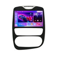 Lecteur DVD de voiture Android 10 pouces Rhythm avec écran tactile, GPS, Carplay, Bluetooth, amélioration intérieure brillante pour Renault Clio 2012-2019