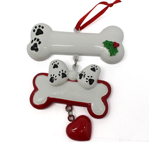 Reçine sevimli mini köpek kemik noel süsler - Product Image 1