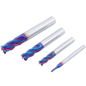 ดอกกัดทังสเตนคาร์ไบด์เคลือบนาโนบลู 4 ฟลุต HRC63 ราคาขายส่ง - Product Image 2
