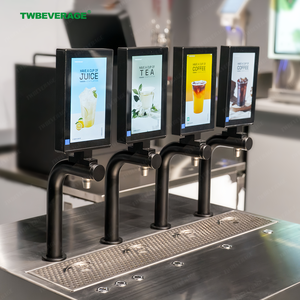 Dispensador de Bebidas Frías TWBEVERAGE <span class=keywords><strong>L</strong></span> Inteligente, Automático, con Pantalla Táctil HD, para Jugos, Café, Bebidas <span class=keywords><strong>L</strong></span>íquidas, con Videos, para Vasos o Contenedores - Product Image 4