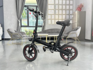 Commercio all'ingrosso 36V 14 pollici leggero pieghevole bicicletta elettrica 350W con batteria al litio veloce 25 km/h velocità Max per adulti - Product Image 5
