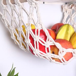 Panier suspendu de cuisine transfrontalier HY7, sac <span class=keywords><strong>filet</strong></span> suspendu sous table de style nordique minimaliste pour légumes - Product Image 3