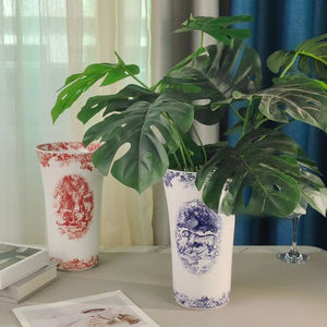 Jarrón de Cerámica Estilo Nórdico, Jarrón para Flores Secas, Tigre, Sala de Estar, Decoración del Hogar Simple y Creativa - Product Image 5