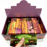 Jouets promotionnels effrayants en plastique à logo personnalisé, Squishy à remontée lente, à presser, anti-stress, motifs Citrouille et Fantôme, pour Halloween