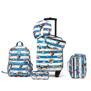 <span class=keywords><strong>Sac</strong></span> <span class=keywords><strong>à</strong></span> <span class=keywords><strong>dos</strong></span> scolaire classique et simple pour fille, avec valise <span class=keywords><strong>à</strong></span> <span class=keywords><strong>roulettes</strong></span> légère en ABS, ensemble de 5 pièces pour enfants comprenant une valise <span class=keywords><strong>à</strong></span> <span class=keywords><strong>roulettes</strong></span> et une trousse <span class=keywords><strong>à</strong></span> crayons - Product Image 4