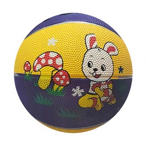 บาสเก็ตบอลยางการ์ตูนขนาดเล็กเบอร์ 3 สำหรับเล่นในร่ม ขายส่ง - Product Image 3